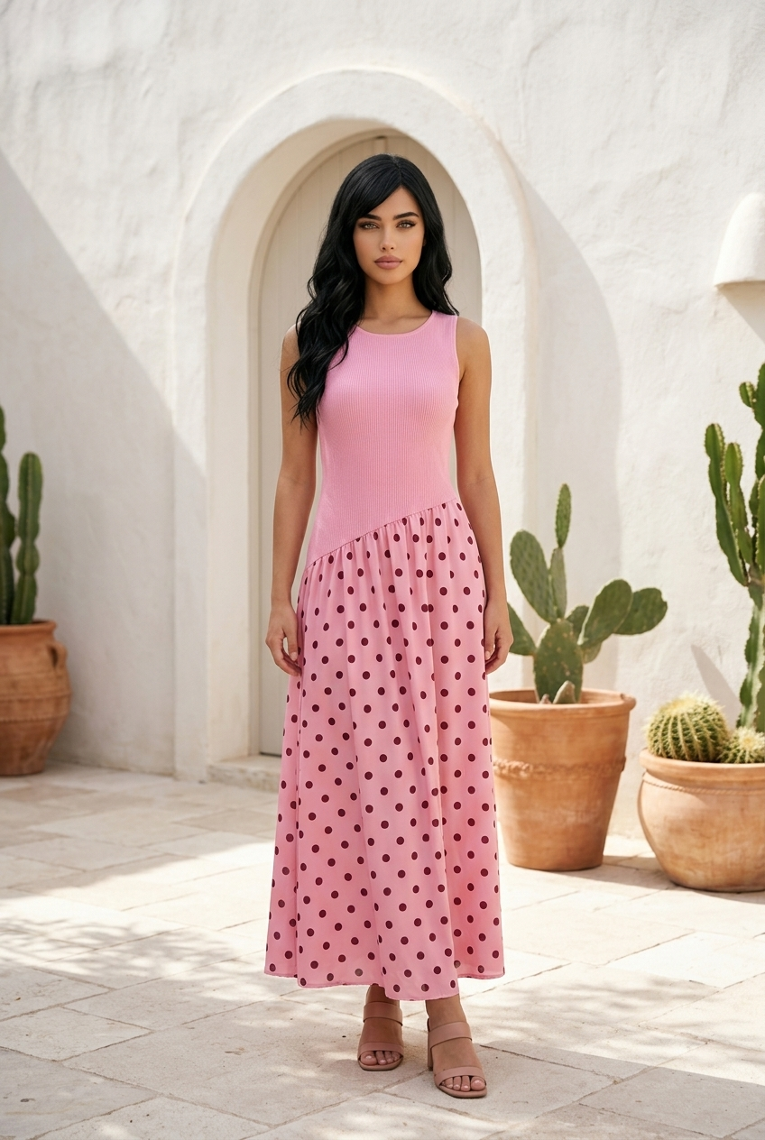 Daisy dot jurk