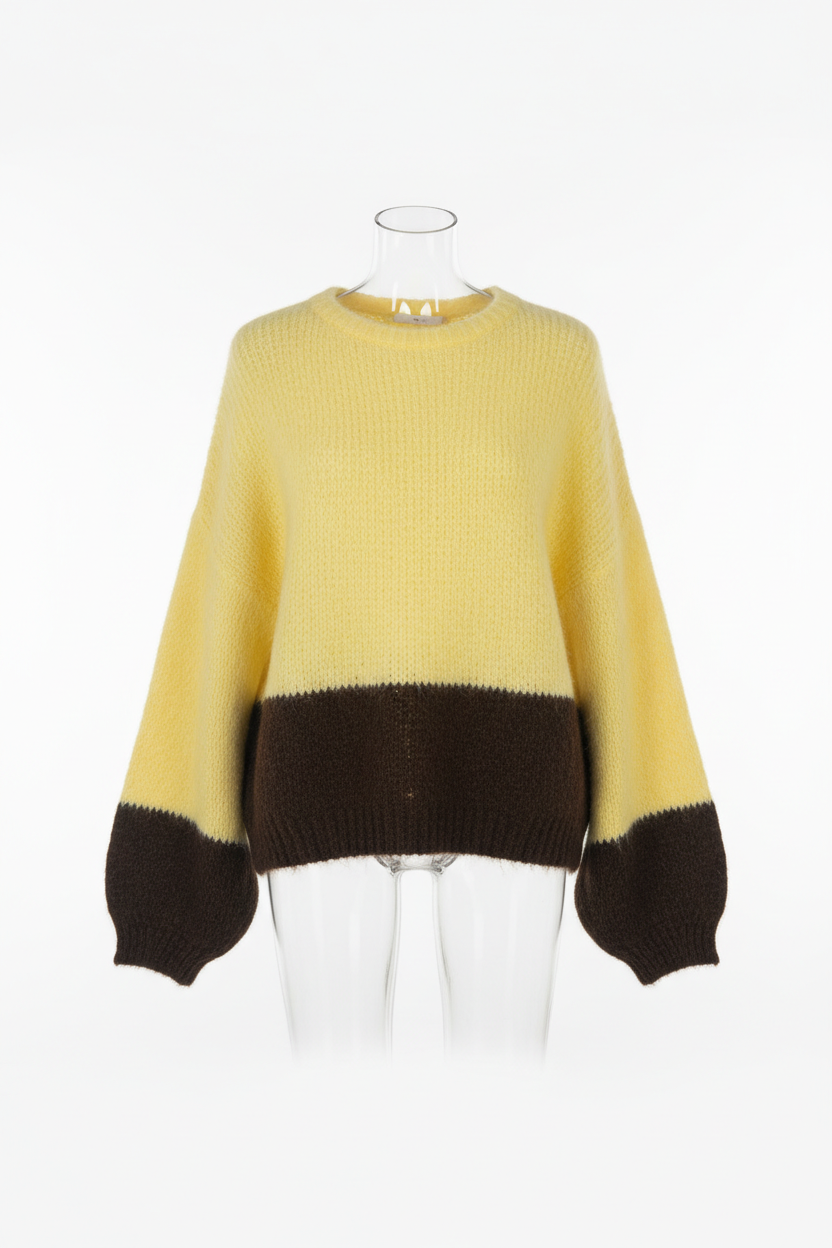 Colorblok knit