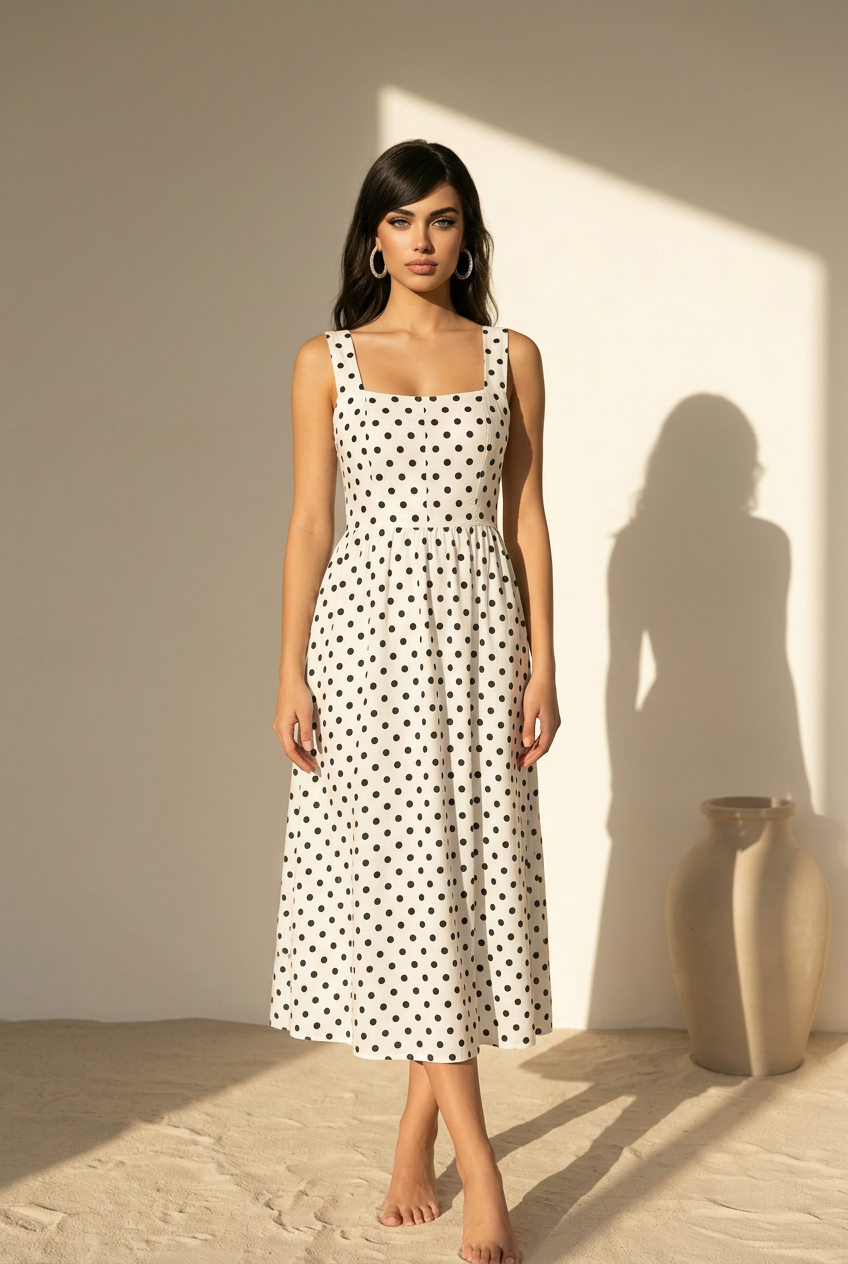 Polka belle dress
