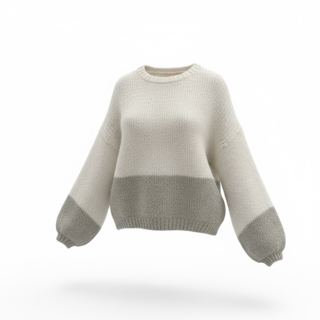 Colorblok knit