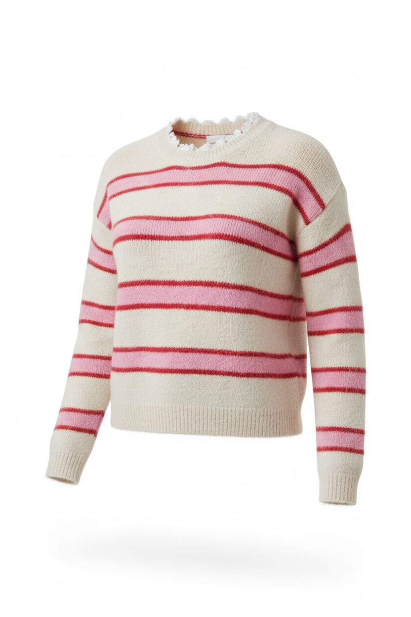Cozy stripe knit
