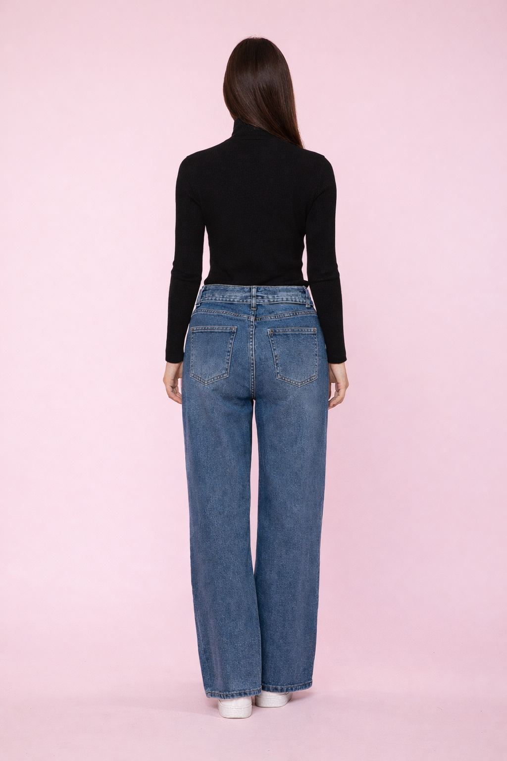 Tie-up jeans