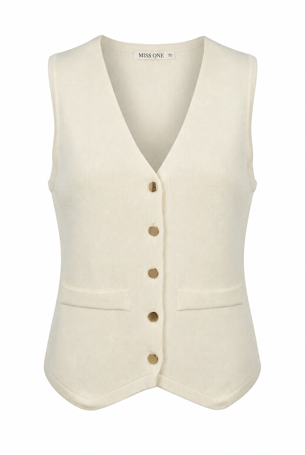 Noir gilet beige