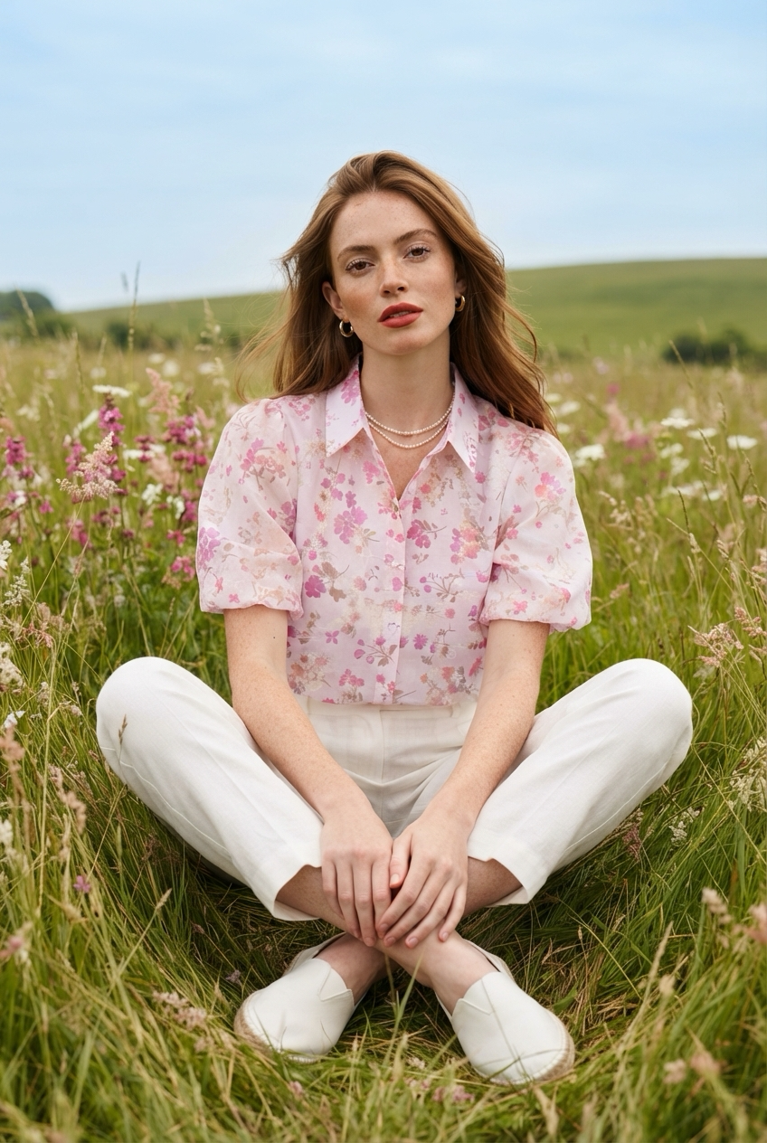 Flower blouse