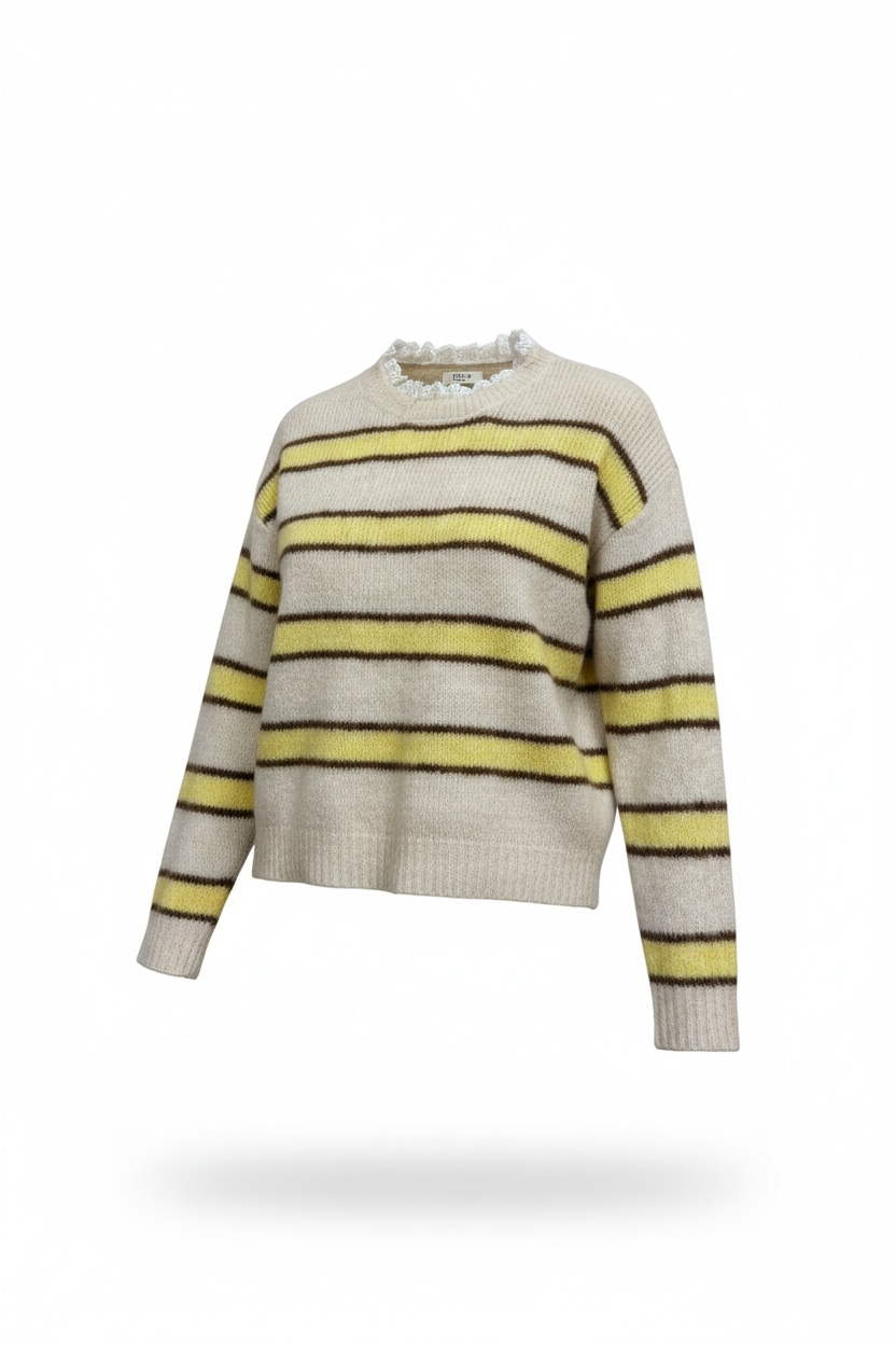 Cozy stripe knit