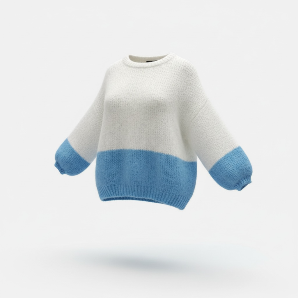 Colorblok knit