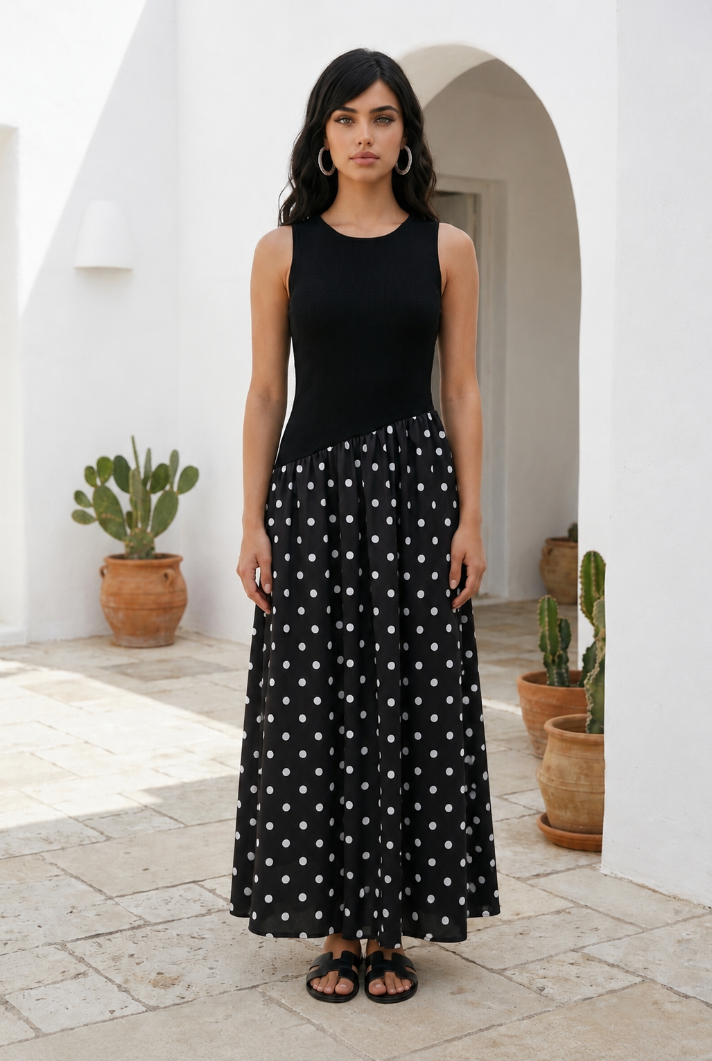 Daisy dot jurk