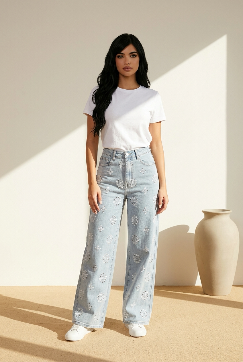 Boho bloom jeans