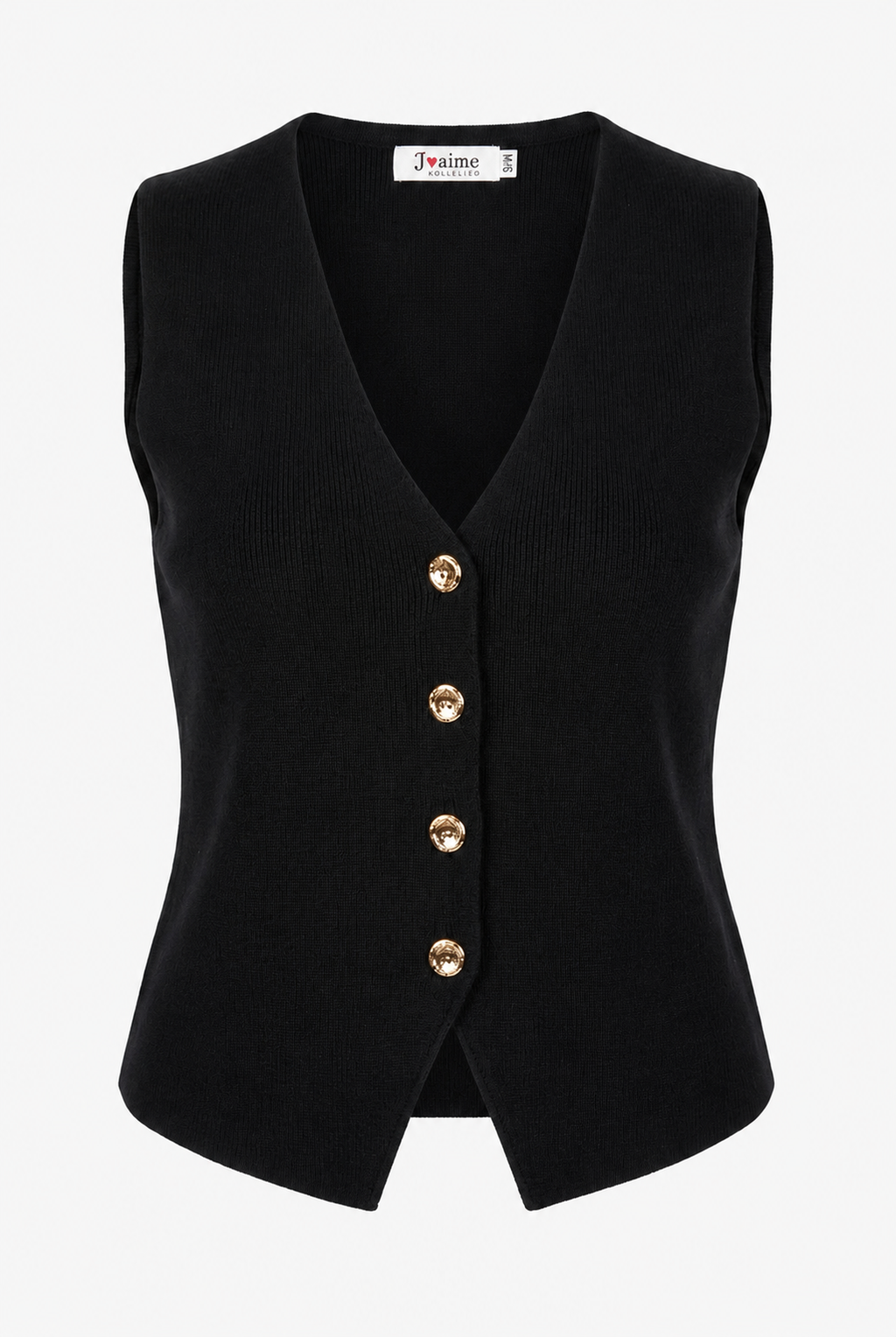 Noir gilet zwart