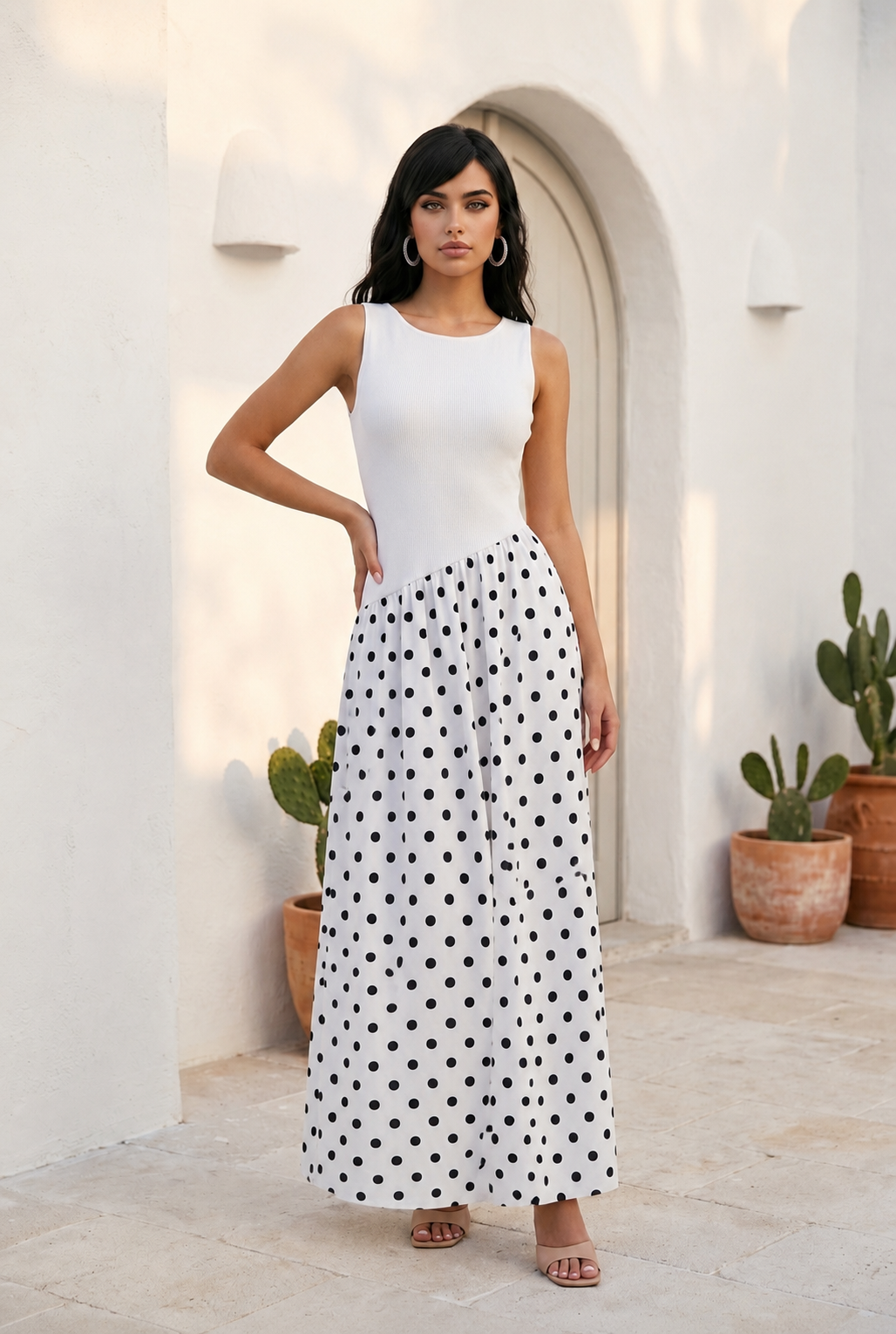 Daisy dot jurk