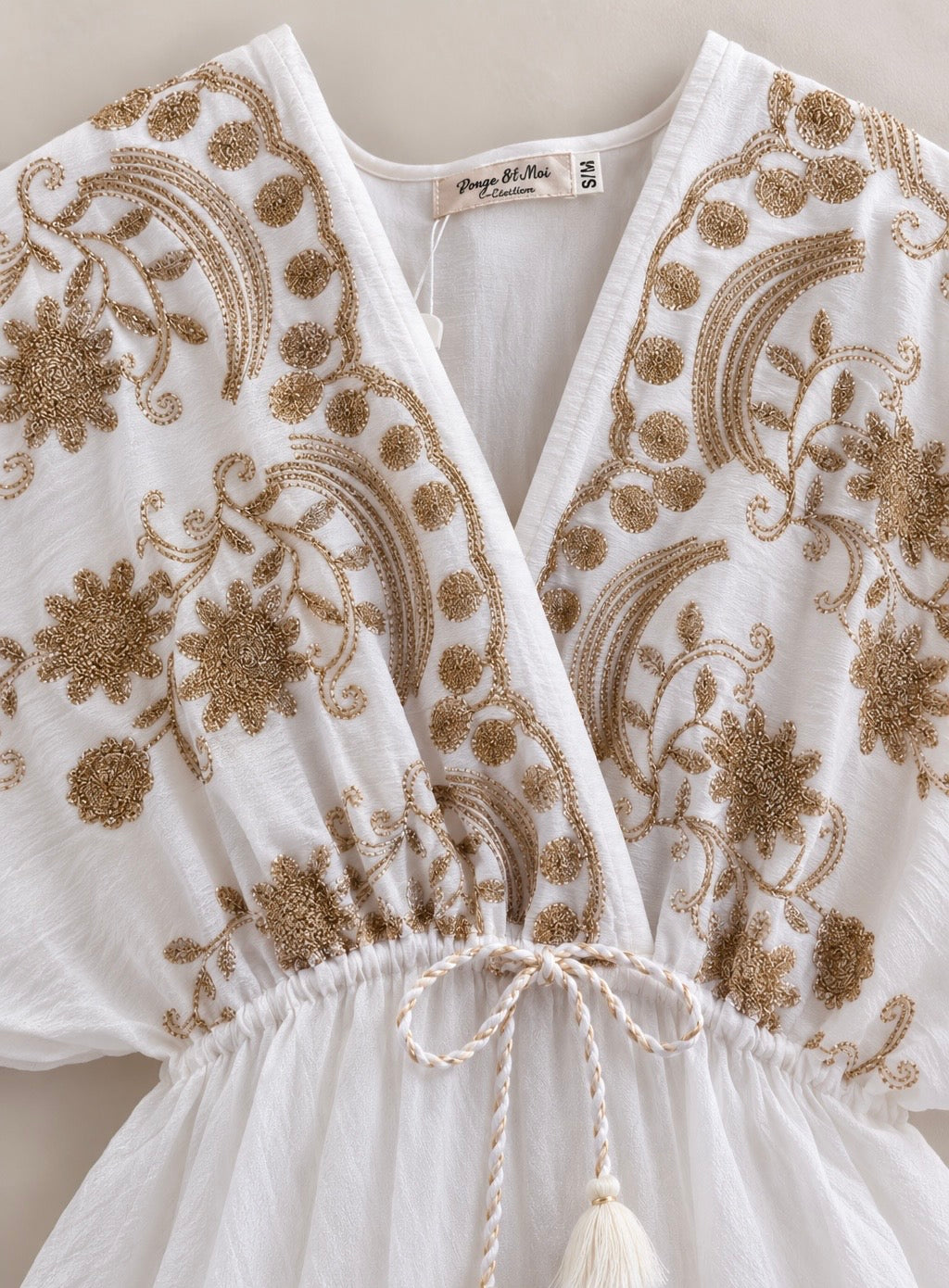 Gold Boho dress